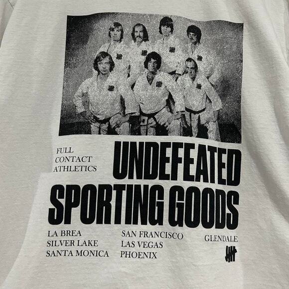 Undefeated Sporting Goods Full Contact Athletics Tee Shirt - Picture 3 of 7